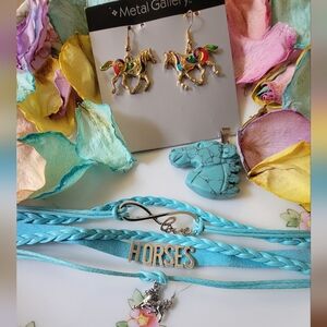 Horse pendants. Bundle